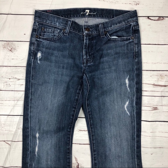 Women’s 7 For All Mankind Size 27 Boot Cut Jeans T - Picture 7 of 8